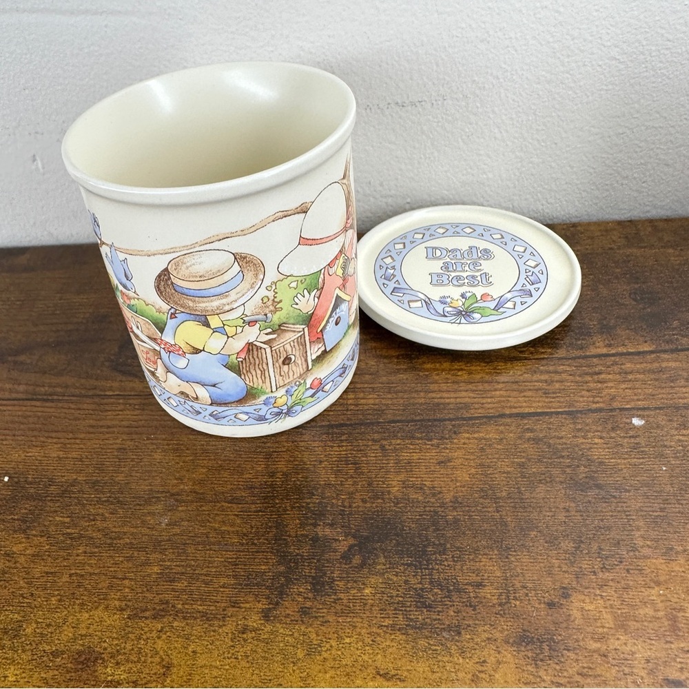 Vintage Watkins Country Kids Collectors Mugs "Dads Are Best" & "Moms Are Special - Picture 8 of 9